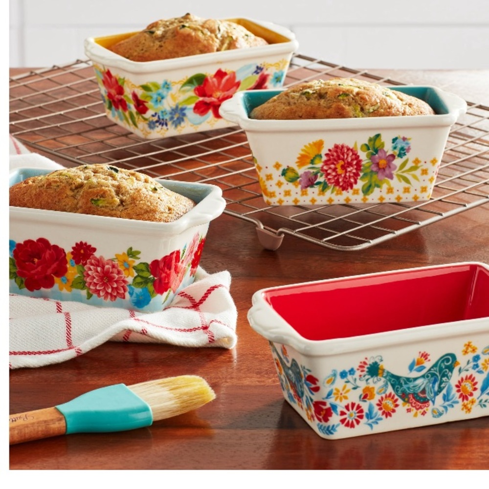 Pioneer Woman Mini loaf Pans set of 4